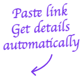 Paste link get details automatically