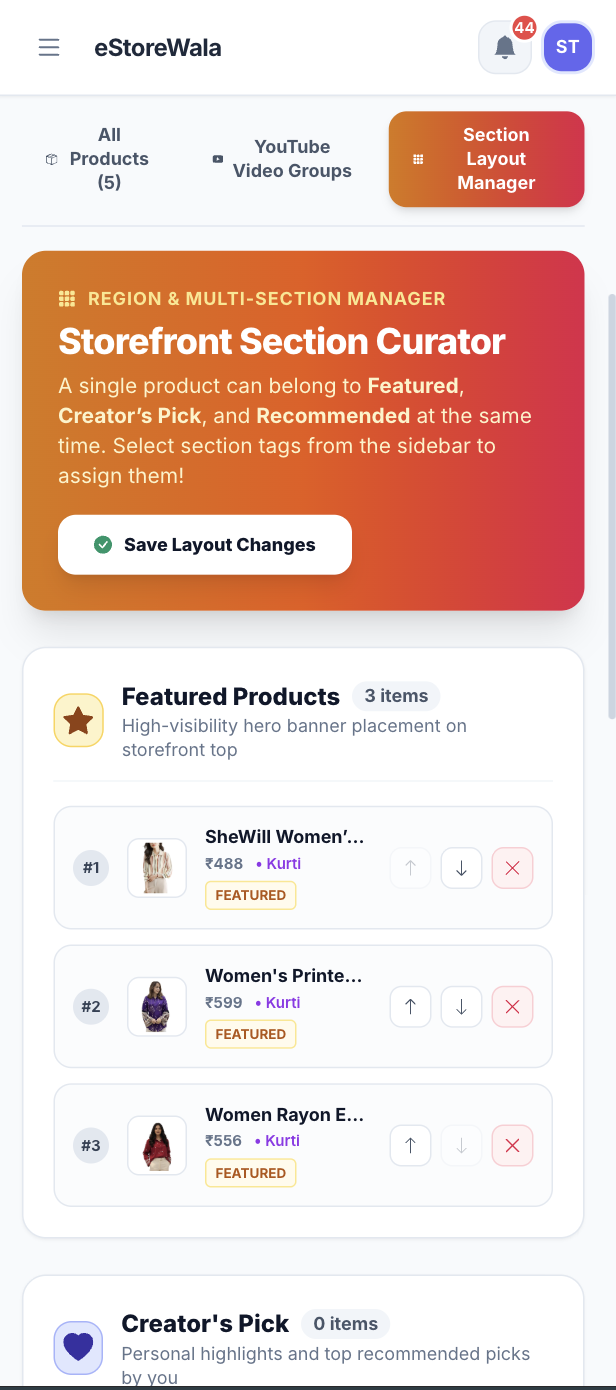 Product Manager Mobile Screenshot